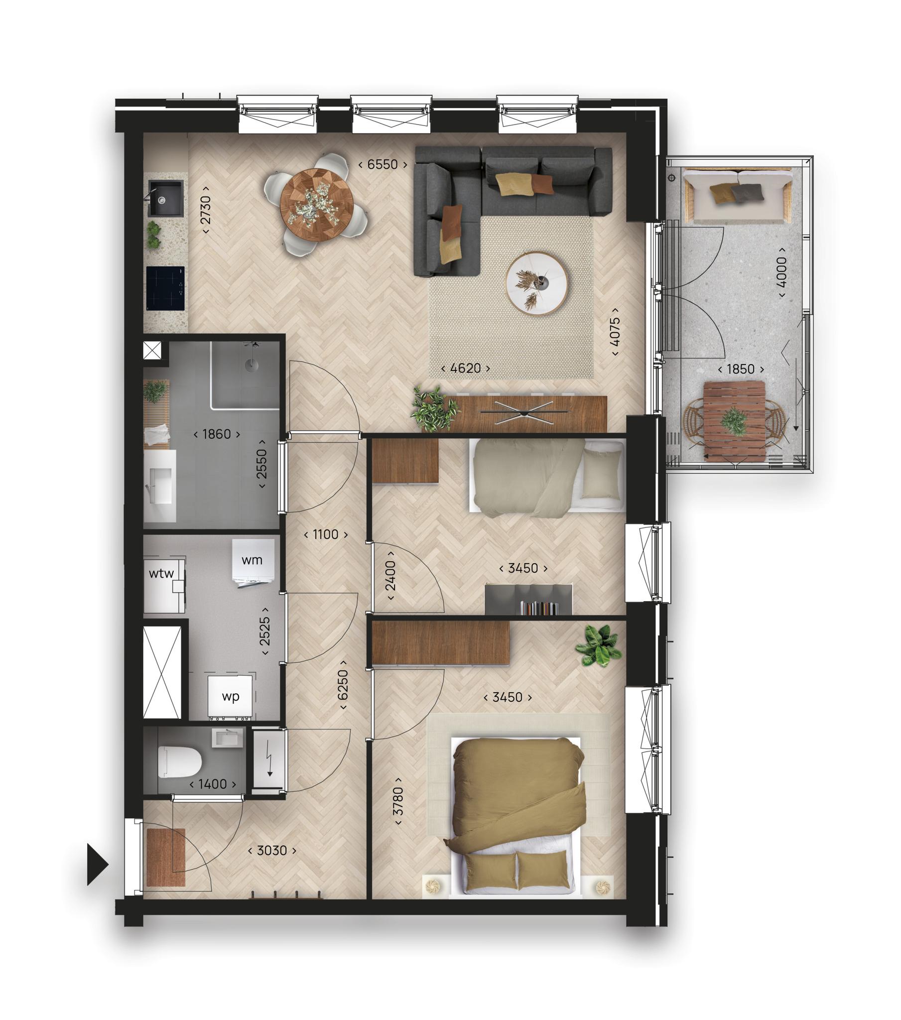 Plattegrond Type B