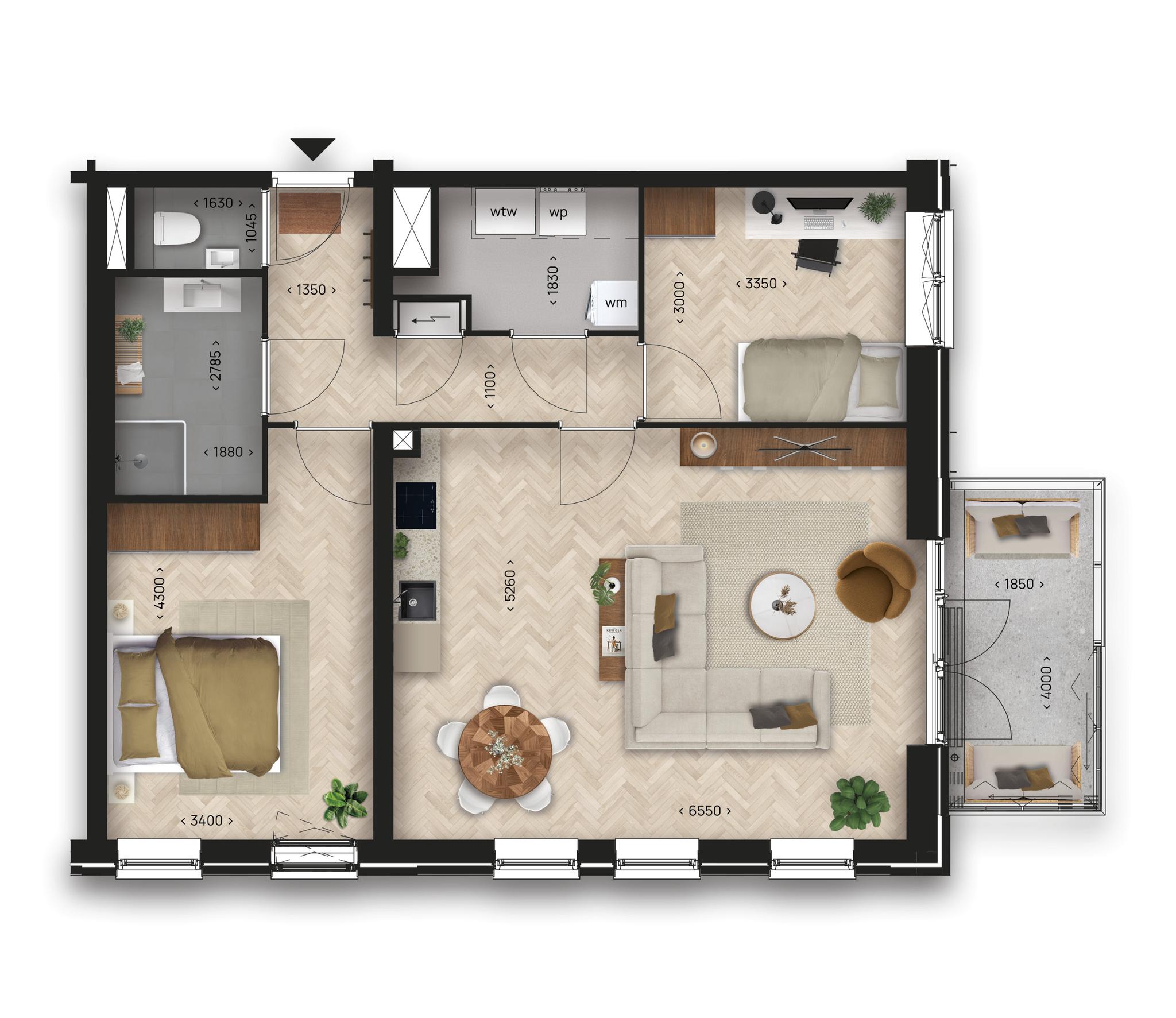 Plattegrond Type C