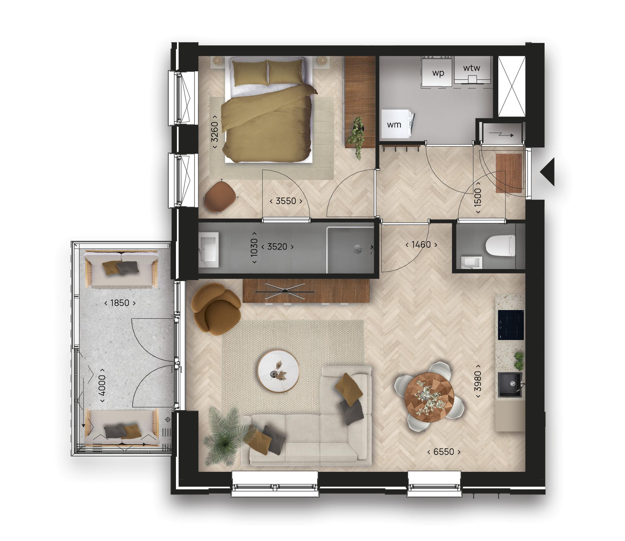 Plattegrond Type E